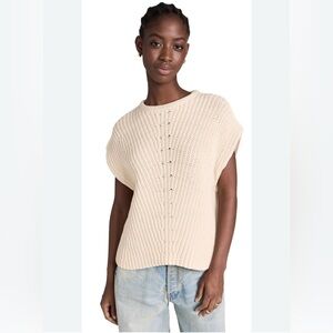 Rag & Bone Shane Cotton-blend Knit Vest - Light Dove